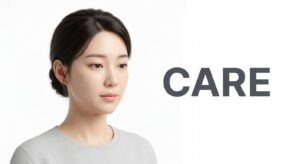 수술 후 회복 및 케어 과정을 상징하는 이미지