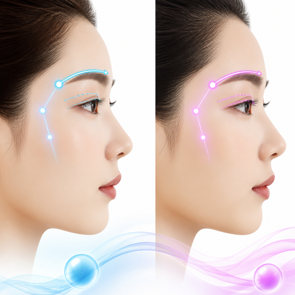 답답한 인상 교정 생기 부여 눈썹하거상술 성형외과
